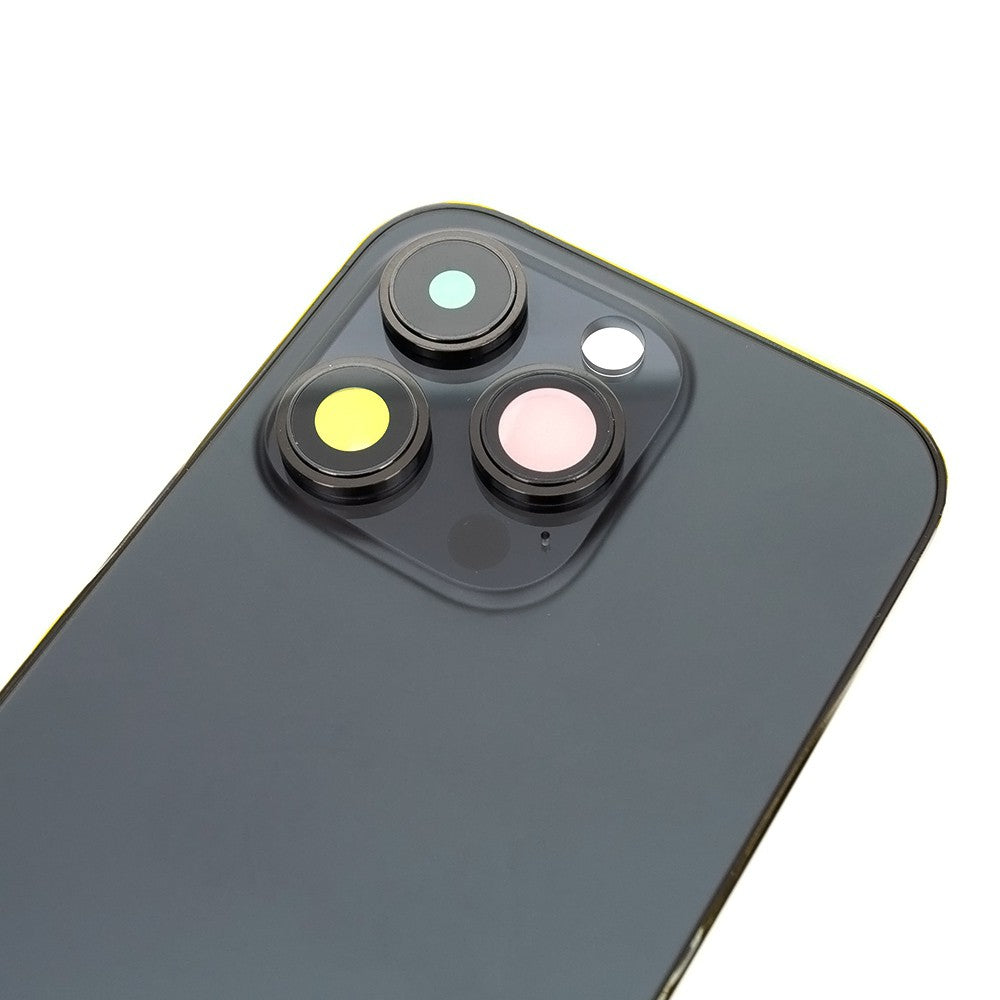 Rear Housing for iPhone 14 Pro (NO LOGO)-Space Black Rear Housing for iPhone 14 Pro (NO LOGO)-Space Black